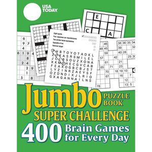 USA Today Jumbo Puzzle Book Super Challenge: 400 Brain Games for Every Day -- Us